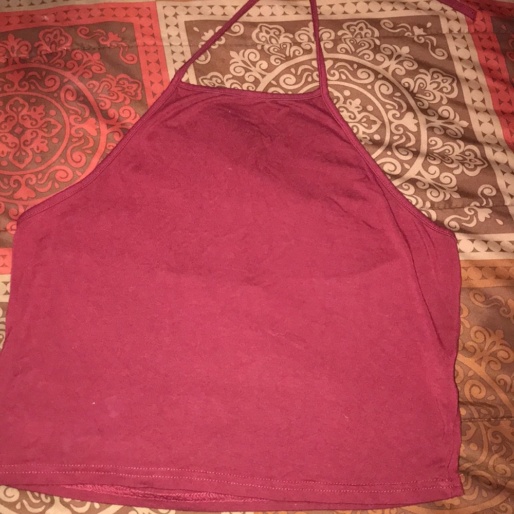 Self tie halter top